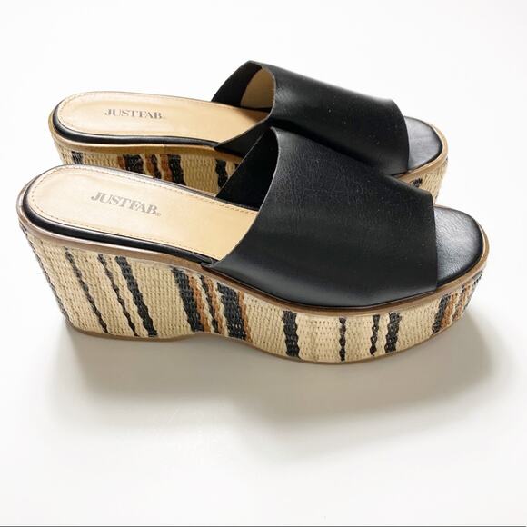 JustFab Raedell Platform Espadrille Size 8.5 BRAND NEW WITH BOX - Picture 3 of 9